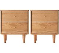 NordicBedsideTableWood,ModernAndMinimalistNightstandSetOf1ForBedroom,MultifunctionBedsideCabinet2Drawer,ForLivingRoomBedroom40X35X48CM(Color:B) needed