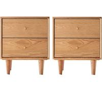 NordicBedsideTableWood,ModernAndMinimalistNightstandSetOf2ForBedroom,MultifunctionBedsideCabinet2Drawer,ForLivingRoomBedroom40X35X48CM(Color:B) needed