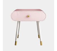 NordicMinimalistBedsideTable,BedsideTableStorageCabinetwith1DrawerHandleGold,RoundedCornersLargeStorageSideCabinets,HomeSofaSideTable(Color:E) needed