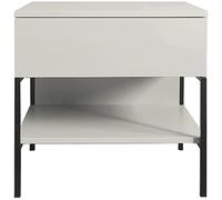 NordicModernBedsideTableWhite,SimpleNightstandForBedroom,LightLuxuryAndMinimalistBedsideCabinet1DrawerGrey,BedroomLivingRoomStorageUnit50X40X50CM(Color:Khaki) needed