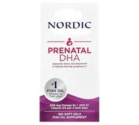 Nordic's Prenatal DHA,Fish Oil, Omega-3, 830mg, 4000IU, Vitamin D3, Non-GMO, Gluten Free 180 Softgels
