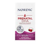 Nordic's Prenatal DHA Omega-3, 830mg, with D3, Non-GMO, Strawberry Taste, 90 Softgels