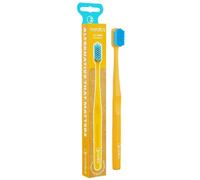 Eco Toothbrush Premium, 6,500 Bristles, Gentle on Teeth and Gums, Vegan, Yellow Nordics