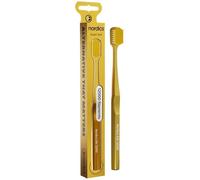 Eco Toothbrush Silk Soft | 12,000 Bristles | Extremely Gentle on Teeth and Gums | Vegan | Gold | Nordics