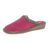 Nordikas Natala III Womens Faux Fur Lined Suede Mule Slippers 5 UK Pink Suede