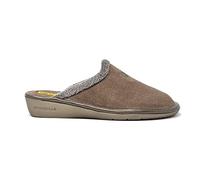 Nordikas Natala III Womens Faux Fur Lined Suede Mule Slippers 6 UK Piedra Suede