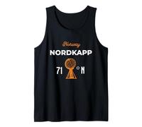 Nordkapp Norway Silhouette Souvenir Tank Top