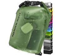 Nordlight Dry Bag and Waterproof Bag - (20L, Dark Green) Waterproof Packing Bag with Roll Top Closure and Shoulder Strap | Swimming, Beach, Canoeing, Stand Up Paddling, Diving