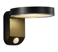 Nordlux 2118141003 Rica Solar Wall Light LED 5W Black Motion Sensor
