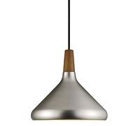Nordlux 78213032 Float 27 Pendant Lamp, E27, Brushed Steel