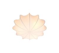 Nordlux Aeron 60 Indoor Ceiling/Flush Mount White Textile, E27 3X25W Mains Powered-Bedroom, Living Room, Kitchen, Office, Bedside or Study. IP20, Class 2 (Double Insulated)