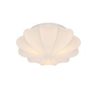 Nordlux Aeron Indoor Ceiling Light White Textile E27 Diffused - Mains Powered, Ip20