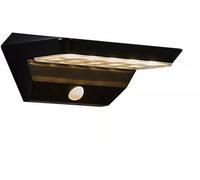 Nordlux Agena Outdoor Wall Light Black Plastic Solar SolarLed Sensor 30,000hrs - Garden, Patio, Entrance Battery, IP44