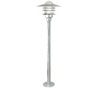 Nordlux Agger Outdoor Patio Terrace Garden Light In Galvanized (Height) 83Cm