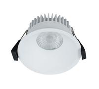 Nordlux Modern Indoor Downlight White Aluminium Intergrated LED Bathroom Safe - Mains Powered, IP44 Nordlux White