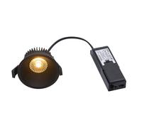 Nordlux Albric Down Light Black Metal LED IP44 2700k Mains Nordlux Black
