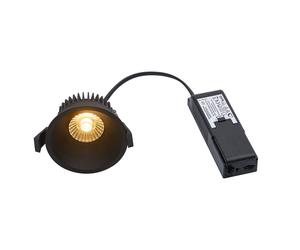 Nordlux Albric Down Light Black Metal LED IP44 2700k Mains Nordlux Black