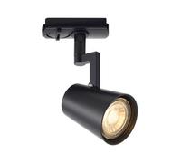 Nordlux Allison Aluminium Track Spot Light Adjustable Head Black,mains