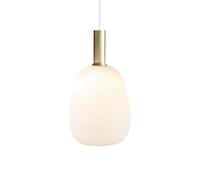 Nordlux Alton 23 Indoor Pendant/Ceiling Light White Glass, E27 60W with Adjustable Cable-Bedroom, Living Room, Kitchen, Office, Bedside or Study. IP20, Class 1 (Insulated)