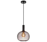 Nordlux Alton Glass Pendant Light Hand Blown Black,mains