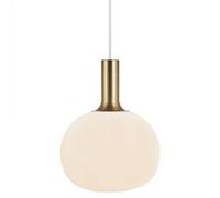 Nordlux Alton Glass Pendant Light Hand Blown White,mains