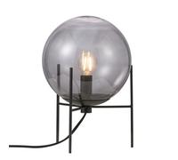 Nordlux Alton Glass Table Lamp Hand Blown Black,mains