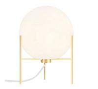 Nordlux Alton Glass Table Lamp Hand Blown Brass,mains