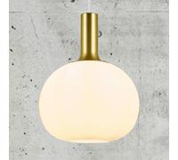 Nordlux Alton hanging light, glass lampshade white Ø 25 cm