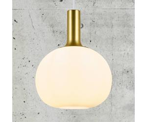 Nordlux Alton hanging light, glass lampshade white Ø 25 cm