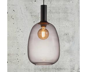 Nordlux Alton hanging light, smoky grey Ø 23 cm