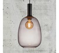Nordlux Alton hanging light, smoky grey Ø 23 cm