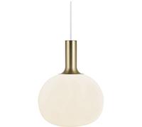 Nordlux Alton 25 Indoor Pendant/Ceiling Light White Glass, E27 60W with Adjustable Cable-Bedroom, Living Room, Kitchen, Office, Bedside or Study. IP20, Class 1 (Insulated)