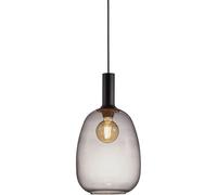 Nordlux Alton hanging light, smoky grey Ø 23 cm