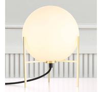 Nordlux Alton table lamp with white glass lampshade