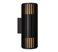 Nordlux Aludra Outdoor Aluminium Wall Light Coastal/marine Safe Black,mains
