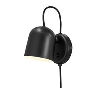 Nordlux Angle Wall Light Black Metal Bedroom GU10 Switch Plug in/Mains