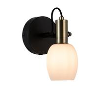 Nordlux Arild Indoor Adjustable Wall Light In Black (Height) 30Cm