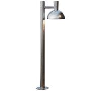 Nordlux Arki Outdoor Galvanized Steel Garden Post Coastal/marine Safe Silver,mains