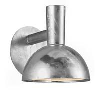 Nordlux Arki Outdoor Wall Light Silver Galv Steel Garden E27 IP54 Mains