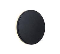 Artego Round Outdoor Patio Terrace Garden Wall Light In Black (Height) 5cm Nordlux Black One Size