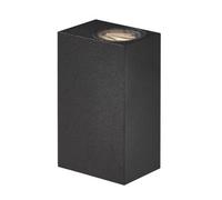 Nordlux Asbol Outdoor Aluminium Wall Light 20,000 Hrs Black,mains Led