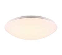 Nordlux Ask Metal Ceiling Light Bathroom Safe White,mains Led