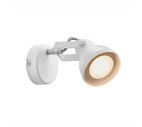 Nordlux Aslak Wall Light White Metal Livingroom GU10 Switch Plug in/Mains