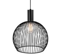Nordlux Aver Metal Pendant Light Pattern Effects Black,mains