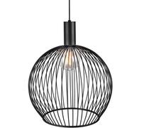 Nordlux Aver Metal Pendant Light Pattern Effects Black,mains