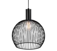 Nordlux Aver Metal Pendant Light Pattern Effects Black,mains