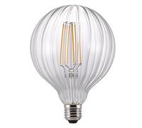 NORDLUX Avra Stribes Filament Bulb, Glass, Clear, E27, 2.0 Watts