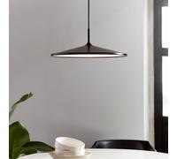 Nordlux Balance LED pendant light, 3-step dimmable, black, Ø 42 cm