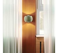 Nordlux Belir up/down wall light with plug, green