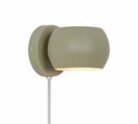 Nordlux Belir wall light up/down with a plug, green